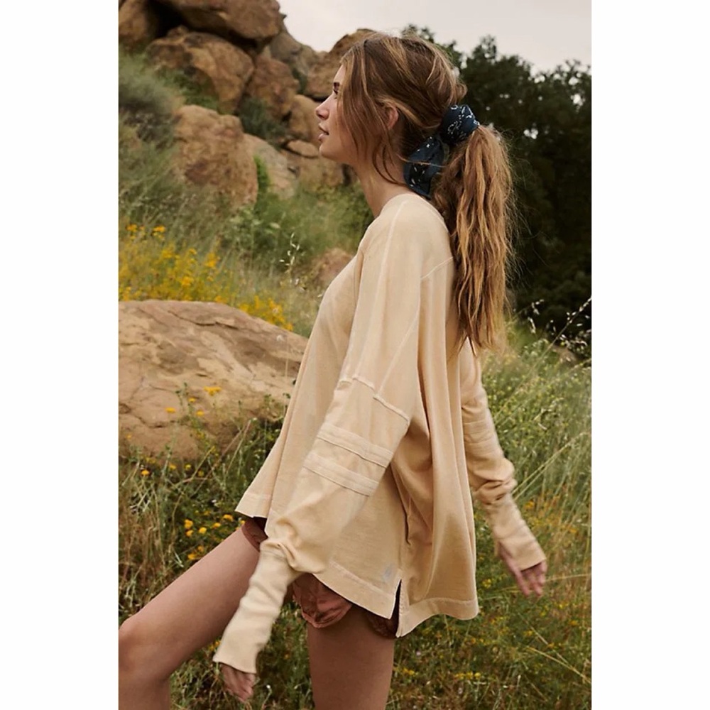 Free People x Movement All Star Layer Long Sleeve - Latte - Picture 3 of 13